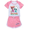 Kledingsets Kinderkleding Super Kitties Zomer Baby Jongens Meisjes Casual T-shirt Korte broek Sportoutfits Kinderpyjamapak