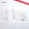 Caneca de cerâmica de sublimação 11oz, armazém dos eua, caneca de café em branco, personalidade, faça você mesmo, caixa individual, transferência térmica, branco239k