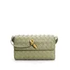 Bag Hardware Lady Woven Square Bottegs Veneti obliqui Bags Nuova chiusura 2024 Small Classic Gold Mini Swow Show Welfy Andloddle Cross-Body 9yu6