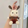 Cartoon Bunny Doll Plush Bierek Pluszowe zabawki Pluszowane zwierzę Plushie Plushie Cute Rabbit Blakain Baga Charms Wiselant