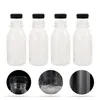Bouteilles d'eau 10 pcs bouteille de jus de lait vide en plastique transparent bébé sensoriel avec bouchons carafe à café