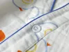 Roupas étnicas Branco Algodão Kimono Pijama Mulheres Fivela Manga Longa Calças String Cartoon Home Terno Fino Macio
