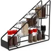 Küche Lagerung Abgestufte Regal Sirup Rack Für Kaffee Bar Arbeitsplatte Edelstahl Zucker Organizer Halter Flasche