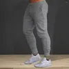 Herenbroek Slim Fit joggingbroek met trekkoord in de taille Zachte ademende stof Enkelband voor gymgemak