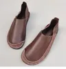 Casual Shoes Men's Slip On Man Loafers Genuine Leather Male Flat Summer Barefoot