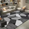 Alfombras Alfombra impresa geométrica para sala de estar Dormitorio lavable Alfombras de área grande Impresión moderna Piso Salón Mat Home244P