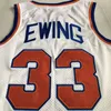 Classique Rétro Authentique Broderie 1985-86 Basketball 33 PatrickEwing Jersey 2012-13 Vintage 7 CarmeloAnthony Jersey Real Cousu Respirant Sport Just Don Short