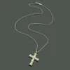 Womens Cross diamonds Necklaces Designer Jewelry Necklace Complete Brand as Wedding Christmas Gift259R