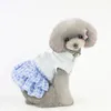 Mascota perro gato cachorro ropa primavera otoño vestido encantador perro pequeño vestido de boda princesa tamaño xs-xl 240307