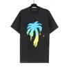 2024Palms angels T shirt summer mens t shirt designer shirt Fashion Loose Tee Mens Casual Shirt Luxury Hip Hop Style Shorts Sleeve Clothes picture print cotton blend