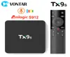 VONTAR TX9S Smart TV Box Android Amlogic S912 Octa Core 2GB8GB 1000M LAN 4K TVBOX décodeur 24G Wifi Youtube lecteur multimédia 5228607