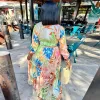 Sukienki WSFEC L3XL African Plus Size Women Odzież Długie rękaw jesienne moda przycisk Bandag