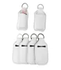 Favor Sublimation Blanks Refillable Neoprene Hand Sanitizer Holder Cover Chapstick Holders With Keychain For 30ML Flip Cap Contain2129764