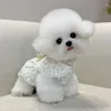 Dog Apparel Flower Dress Pet Clothes Sweet Print Clothing Dogs Super Small Cute Thin Chihuahua Summer White Girl Mascotas