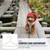 Vêtements de chien 10 pièces cintre pour animaux de compagnie cintres pour bébé chat vêtements portables fournitures en métal vêtements quotidiens