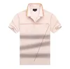 Créateur de luxe pour hommes Polo Top de mode masculin T-shirt à manches courtes Summer Sports Tees Black and White Taille asiatique M-3XL P01