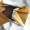 Papel de aluminio plateado dorado de 6 x 75 con respaldo de papel para paquete de envoltura de barra de chocolate y dulces 500 piezas 240226