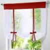 Modern Short Kitchen Tulle for Living Room Divider Home Transparent Sheer Curtain Drapes Window Voile262O