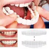 Upper Lower Veneers False Teeth Denture Bright White Shade Fake Braces Smiling Veneers Perfect Laugh Veneers Cosmetic Denture 240229