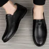 Buty swobodne mokasyny oryginalna skórzana moda elegancka luksusowa klasyczna klasyk zapatos de hombre najwyższej jakości obuwie na zewnątrz