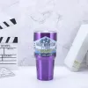 Çift Duvar Vakum Termos Şişesi Kaplamalı Çay Kahve Buz Tumbler Cup 304 Seyahat Kupa Ofis için Paslanmaz Çelik Su Şişesi