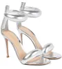 Luxus Gianvito Rossi Bijoux Damen Sandalen Schuhe Blase Vorderriemen Lady High Heels Elegant Walking EU35-43
