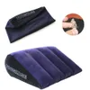 Uppblåsbar sexkudde möbler Body Support Pads Triangel Love Position Använd Air Blow Cushion Par Bäddkuddar333C