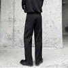 Men's Pants 2024Loose Men Suit Fashion Casual Zipper Straight Male Net Celebrity Streetwear Show Vintage And Trousers