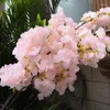 Decorative Flowers Artificial Encrypted Cherry Blossom Branches And Silk DIY Bonsai Arch Wedding Props Home Dining Table Office Decoration