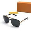 Классические солнцезащитные очки Attitude для мужчин и женщин, квадратная оправа с V, дизайнерские солнцезащитные очки унисекс, UV400, защитная позолоченная оправа для очков Ey169f