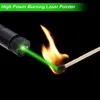 Green Pointer Long Range Laser High Taschenlampe Wiederaufladbarer Power Pointer USB mit Sternkappe Einstellbarer Fokus Geeignet zum Wandern