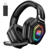 2.4ghz Wireless Gaming Headphones with Flip Microphone for PC, PS5, PS4