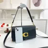 Kadın Moda Çantası Tasarımcı Çanta Omuz Torbaları Cüzdan C Mektup Klasik Baskı Clamshell Vintage Tote Çanta Lüks Gündelik Handheld Crossbody Bag