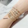 bijoux Messi Charm Nail Bracelet Designer Bijoux Messikas Bracelet Femmes Sika Plaqué Or Rose 18 Carats Argent Géométrique Diamant Ensemble Mobile Trois Diamants Personaliz