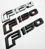 1x Black Red Silvery F150 Car Side Sticker Tailgate Bakre Emblem Badge Premium 3D -typskyltbyte för 20152018 F1505464358