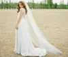 New Arrival 2017 Tulle Bridal Veils With Comb Onelayer Cut Edge 3 Metres Long Cathedral Veil Simple High Quality5839546