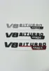 3 Colors For Mercedes AMG V8 BITURBO 4MATIC+ Fender Letters Badge Emblems Logo 4 MATIC + 2017 20189036508