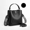 Mulher sacos de noite couro bolsa feminina moda grande capacidade ombro terra requintado versátil crossbody balde água