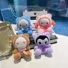 Cute cross dressing teddy bear plush pendant doll doll wholesale Melody doll cartoon keychain plush toy