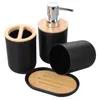 Bath Accessory Set Bathroom Wash Black Toothbrush Holder Decor Mens Accessories Marble Bedroom Cabinet