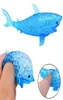 Spongy Shark Bead Stress Ball Toy Squeezable Squishies Toy Stress Relief Rolig långsam rebound leksaker för barn pojkar och5858102