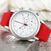 2022 high quality Luxury Watches Six stitches All dials working Quartz designer watches AMN Brand new Fashion rubber starp montre 278r