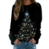 Women's Hoodies Sweatshirts For Women Womens Casual Christmas Crewneck Long Sleeve Cute Tunic Tops Fleece Vest With Hood