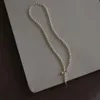 Sell Fashion Bright Natural Freshwater Pearl 14k Gold Filled Female Chain Necklace Jewelry For Women Christmas Gift 240305