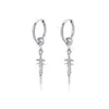 Stud Pair Fashion Sword Taper Stainless Steel Earring For Women Mens Classic Punk Design Ear Jewelry GiftsStud201w