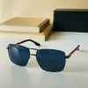 dubbele brug bridge collectie zonnebril nieuwe designer glazen mannen vrouwen mode metaal anti-ultraviolet vintage stijl vierkante frame hoge kwaliteit 6 kleur spr50ws