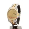 Kerstcadeau Hoge Kwaliteit Horloges Heren Horloge Roestvrij Staal 18 K Geel Gouden Horloge 16233 36mm287B