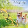 Coleiras de cachorro treinando resistente para corda de tração de chumbo andando caça camping