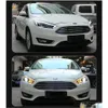 Assemblage d'éclairage de voiture mise à niveau des phares LED pour Ford Focus 20 15-20 17 feux de signalisation diurnes Drl livraison directe Automob Ottrv