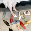 pantoufles femmes sandales talons hauts chaussures de mode GAI triple blanc noir rouge jaune vert color3